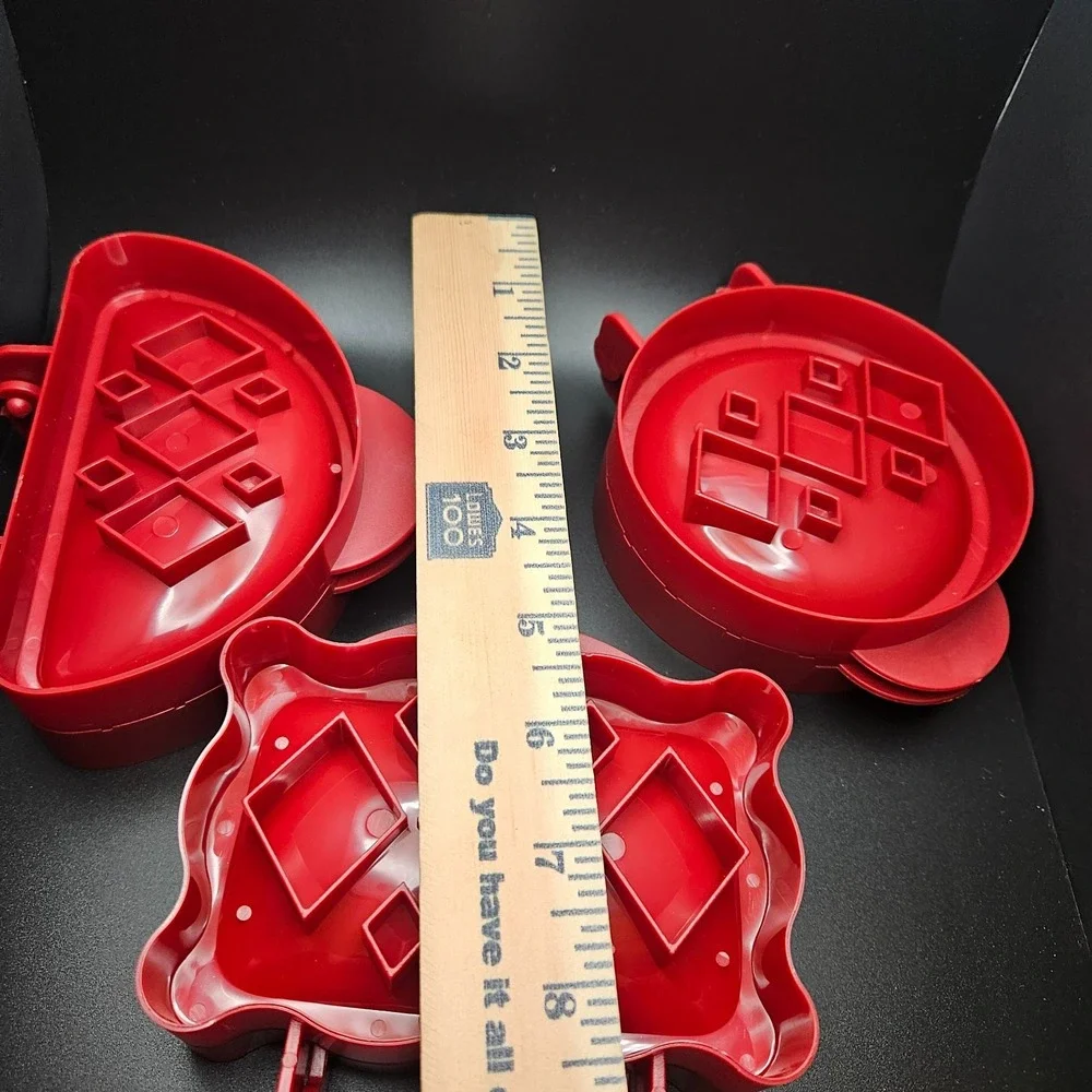 Crofton Mini Pie Molds 3 Piece Set‎ Hand Pie Press Round Rectangle Half Circle